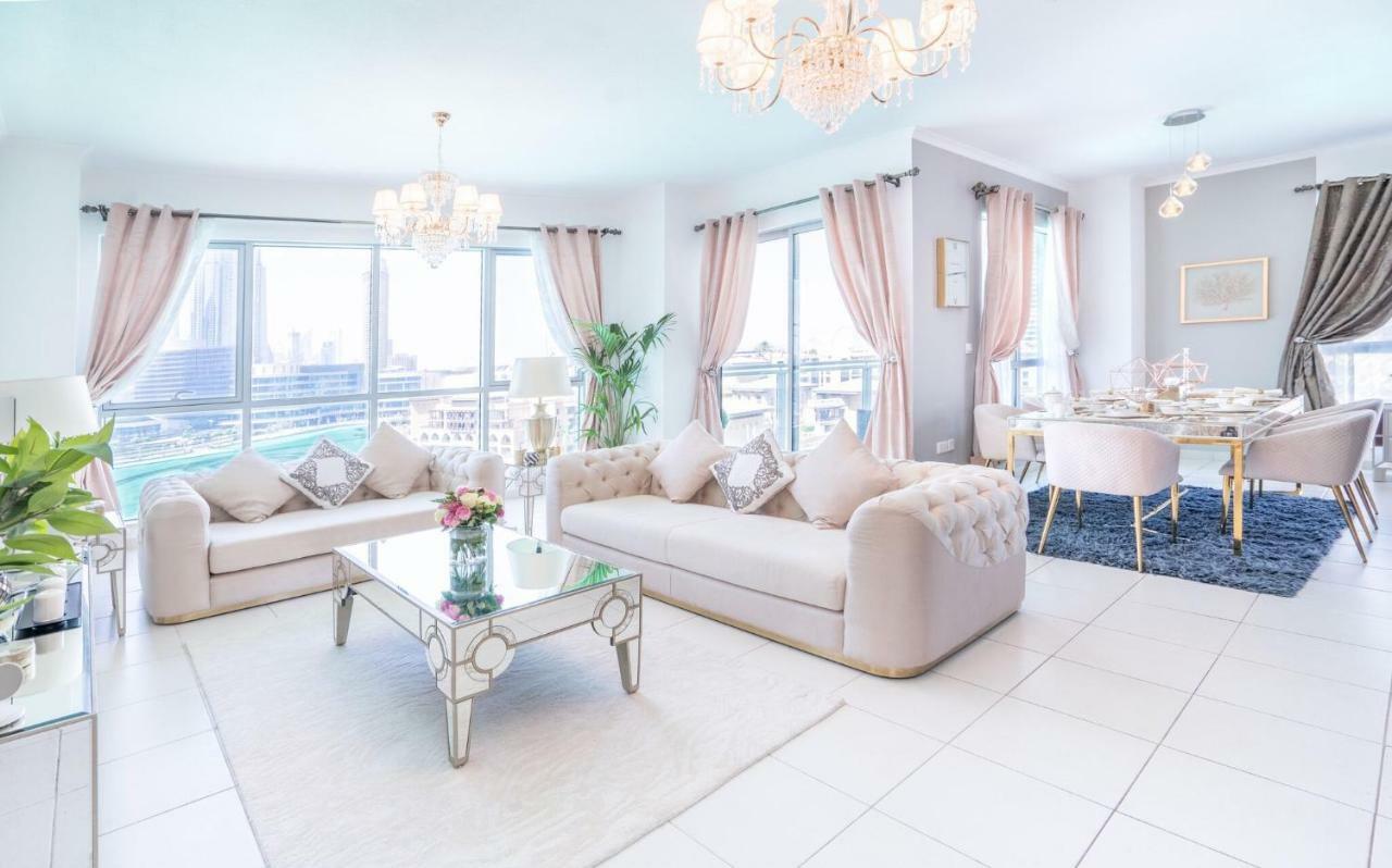 Elite Royal Apartment - Full Burj Khalifa & Fountain View - Opal - 2 Bedrooms Plus 1 Open Bedroom Without Partition دبي المظهر الخارجي الصورة
