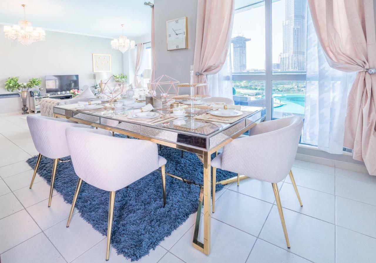 Elite Royal Apartment - Full Burj Khalifa & Fountain View - Opal - 2 Bedrooms Plus 1 Open Bedroom Without Partition دبي المظهر الخارجي الصورة